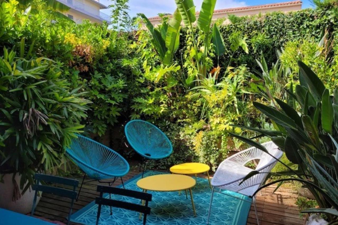 Nice Studio 30 M With Terrace And Pool أنتيب المظهر الخارجي الصورة