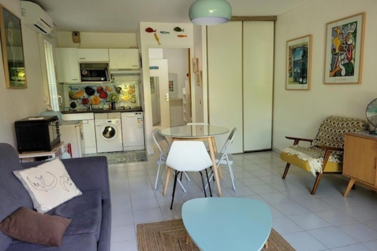 Nice Studio 30 M With Terrace And Pool أنتيب المظهر الخارجي الصورة