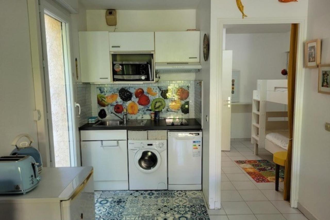 Nice Studio 30 M With Terrace And Pool أنتيب المظهر الخارجي الصورة