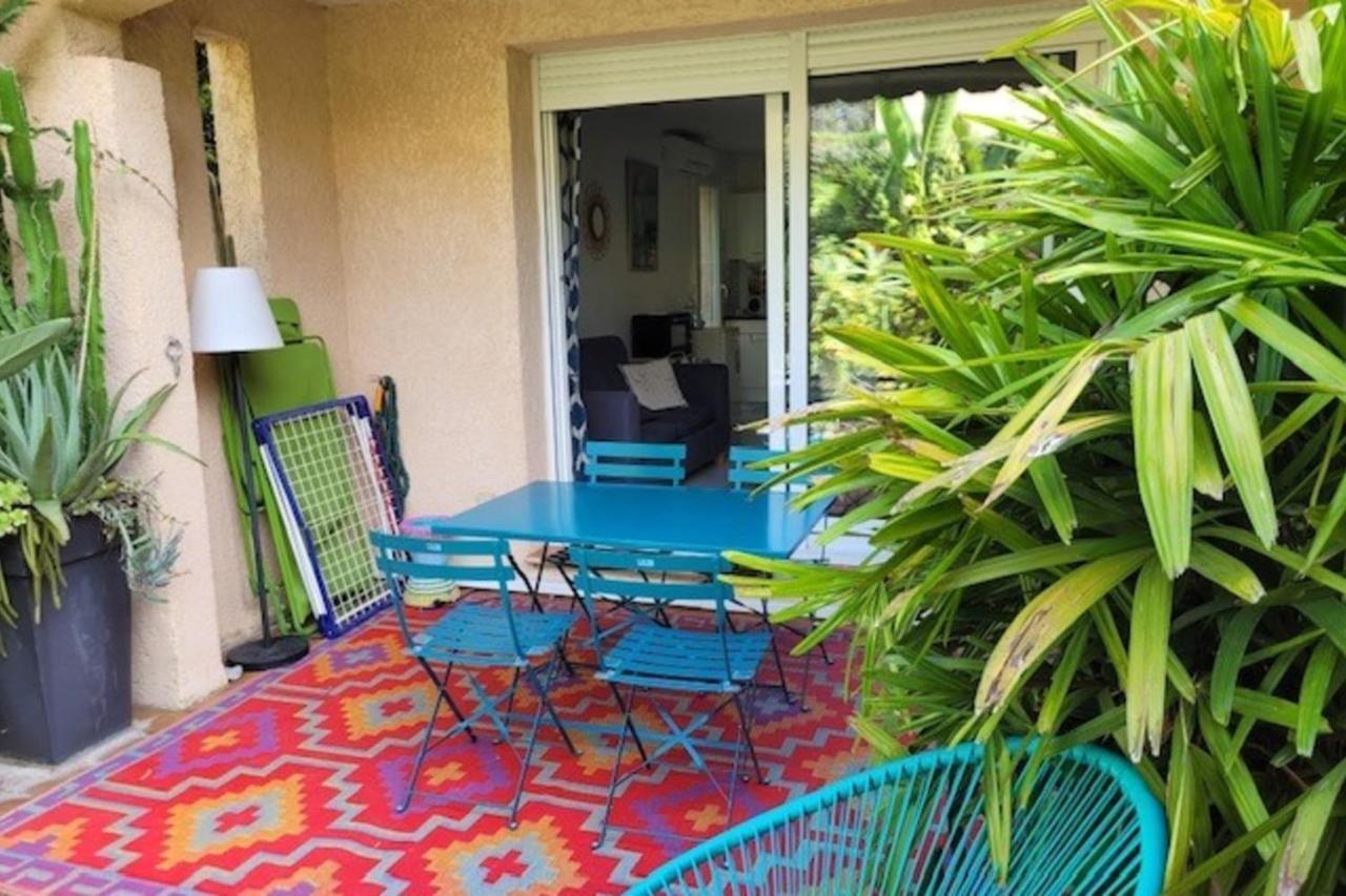 Nice Studio 30 M With Terrace And Pool أنتيب المظهر الخارجي الصورة